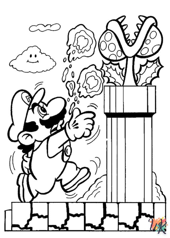 coloriage Super Mario  a dessiner et imprimer