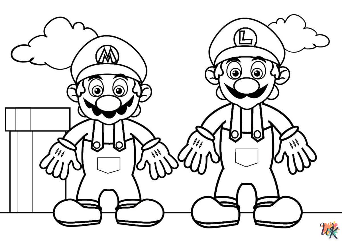 coloriage jeux vidéo  pour enfant a imprimer 5