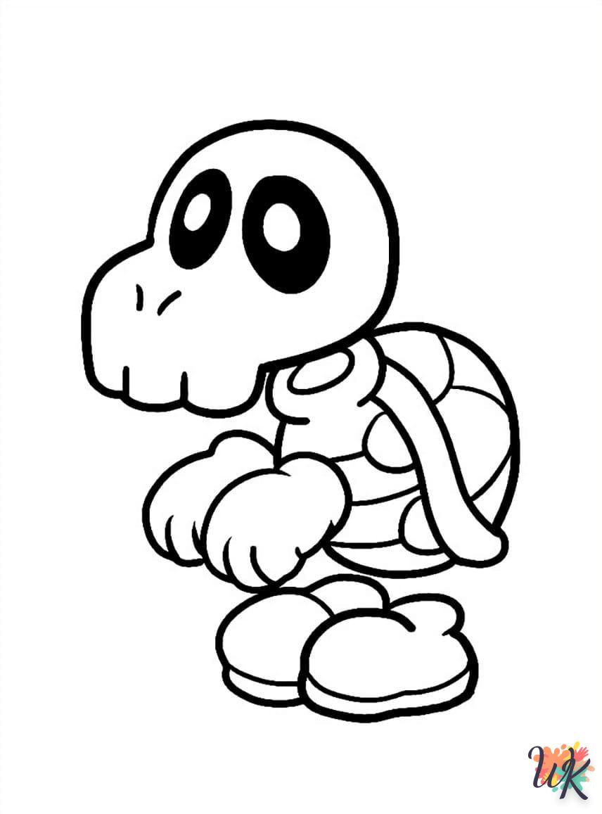 coloriage Super Mario  pour enfants