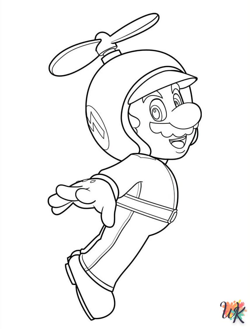 coloriage Super Mario  à imprimer gratuit