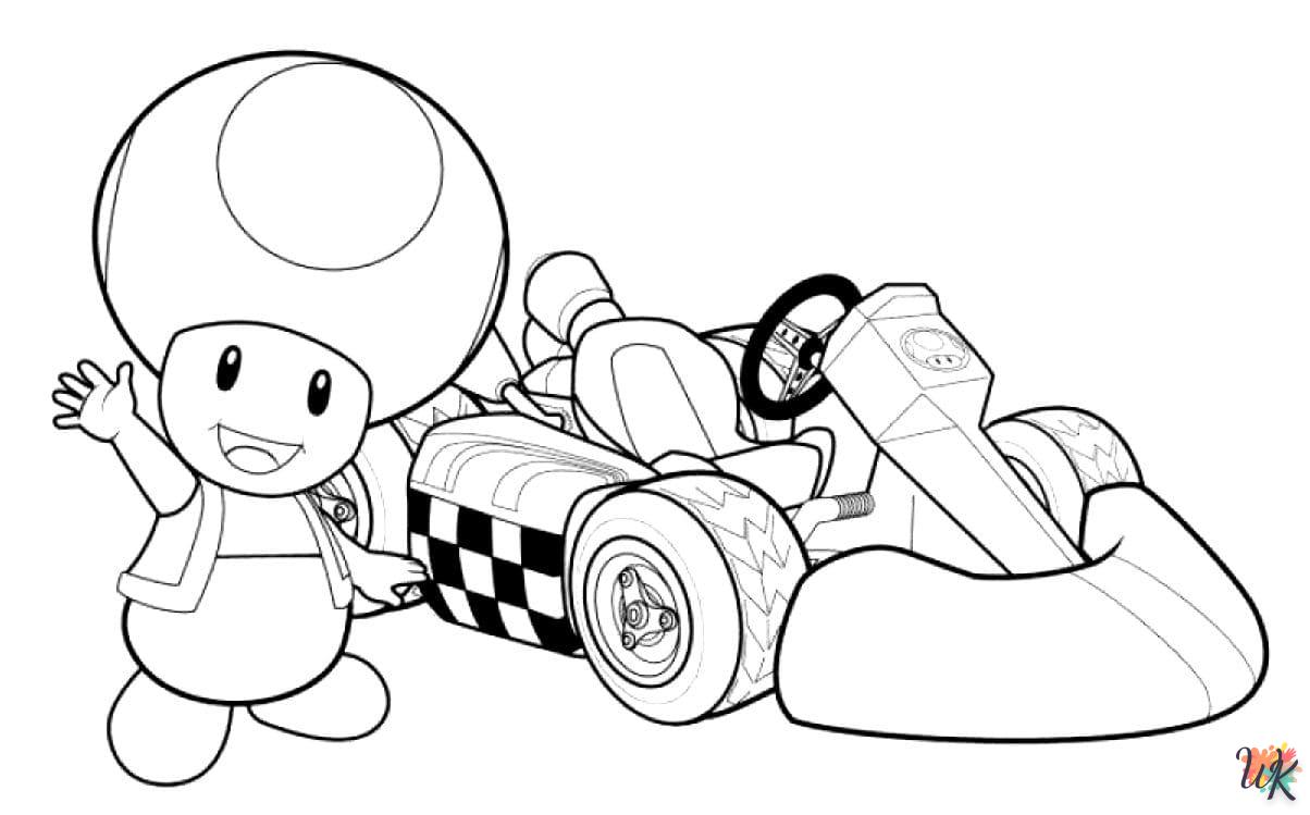 coloriage Super Mario  pour enfants a imprimer gratuit