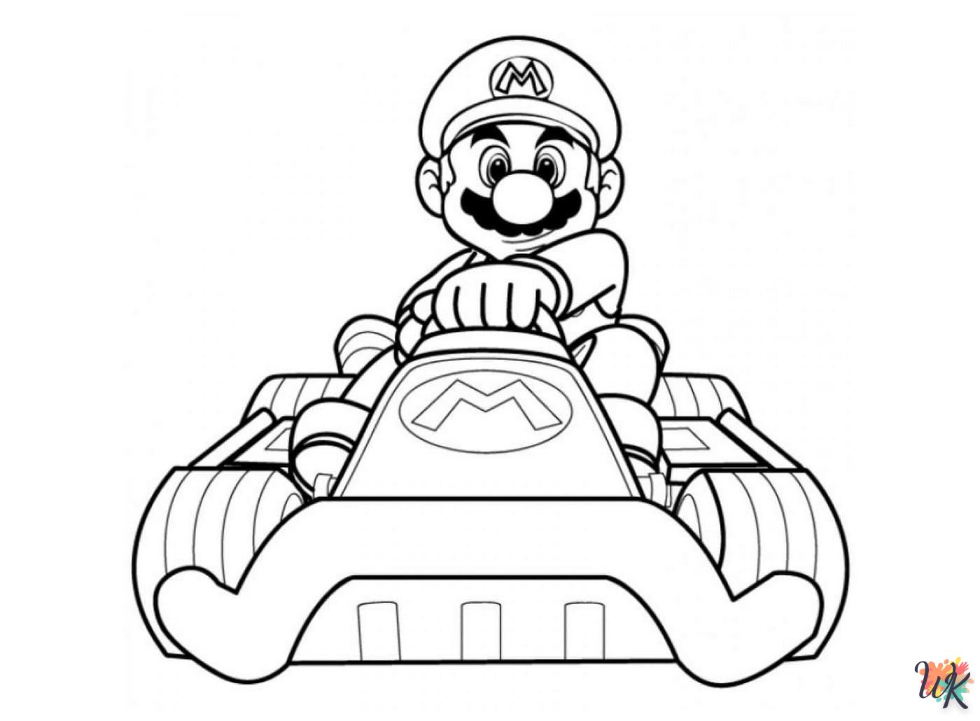 coloriage Super Mario  bebe animaux a imprimer gratuit