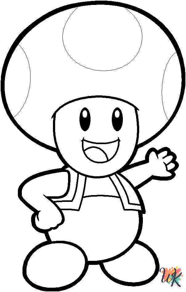 coloriage Super Mario  à imprimer pdf