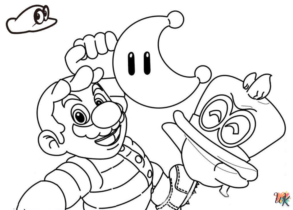 coloriage Super Mario  a imprimer