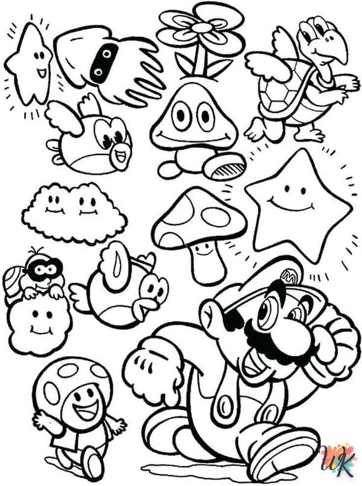 imprimer coloriage jeux vidéo 4