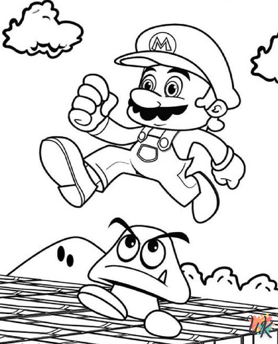 coloriage jeux vidéo  pour enfants 7