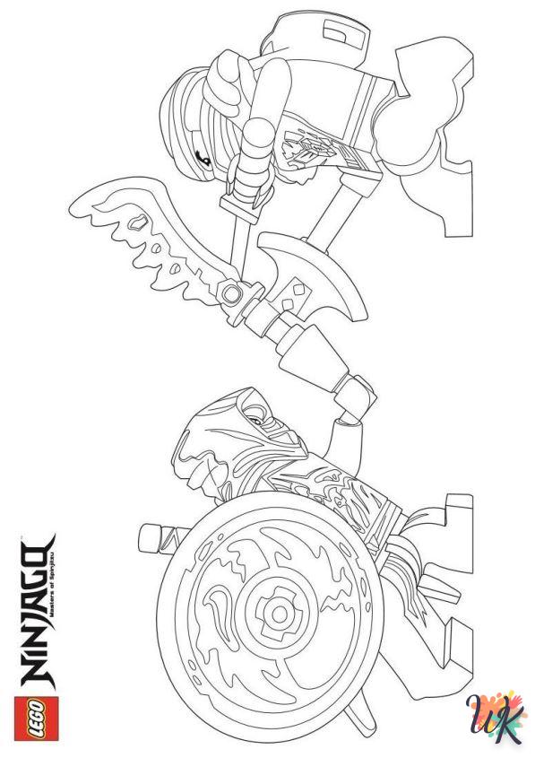 coloriage Ninjago  à imprimer pdf 1
