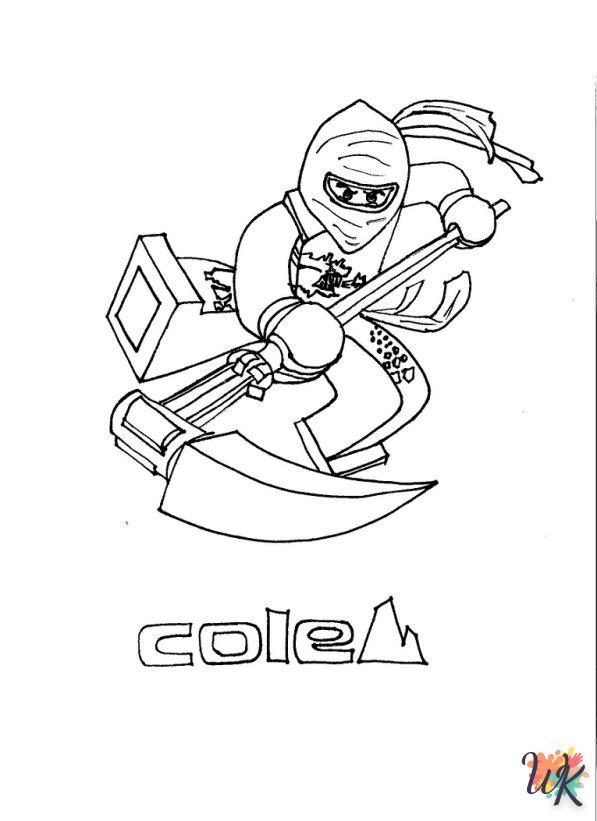 coloriage Ninjago  à imprimer pour enfant de 8 ans