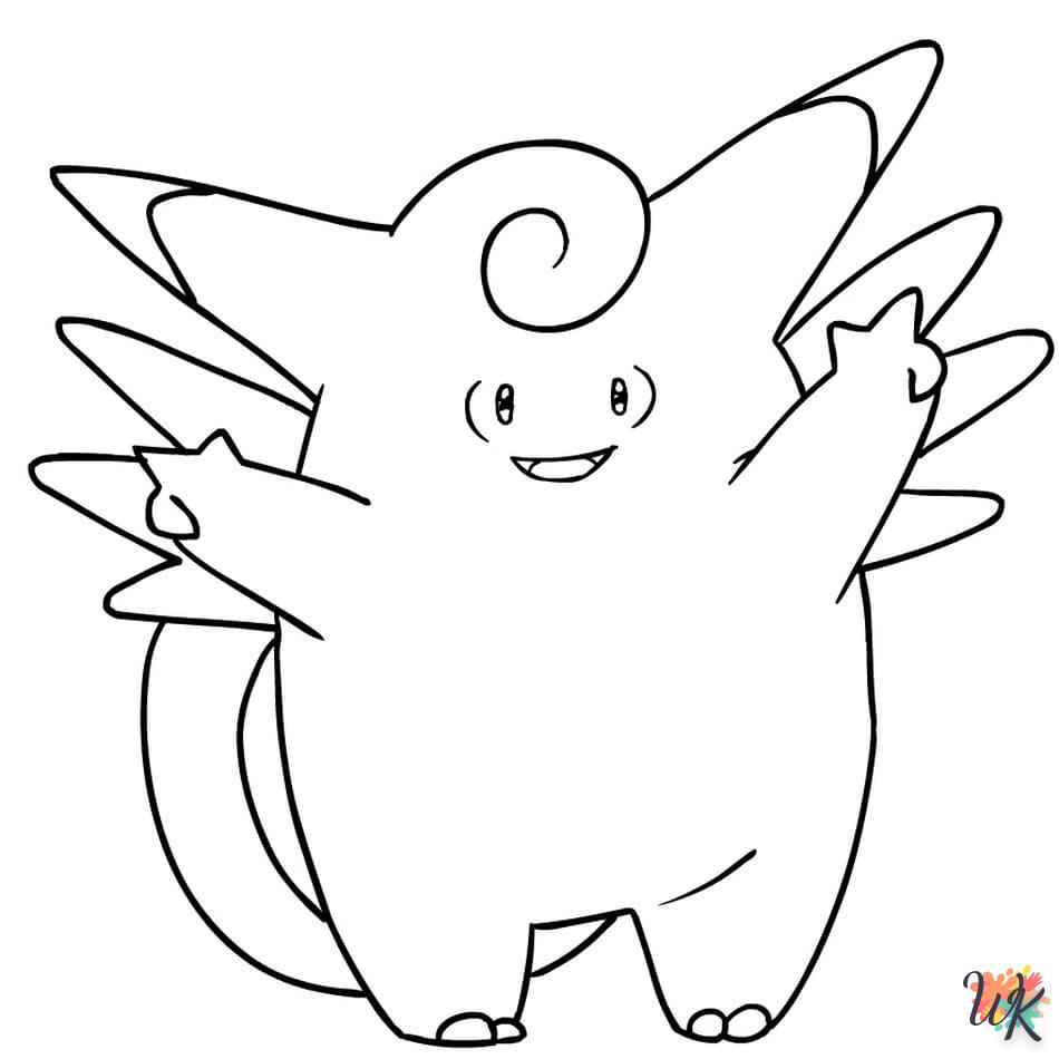 coloriage Pokemon  pour enfants à imprimer 1