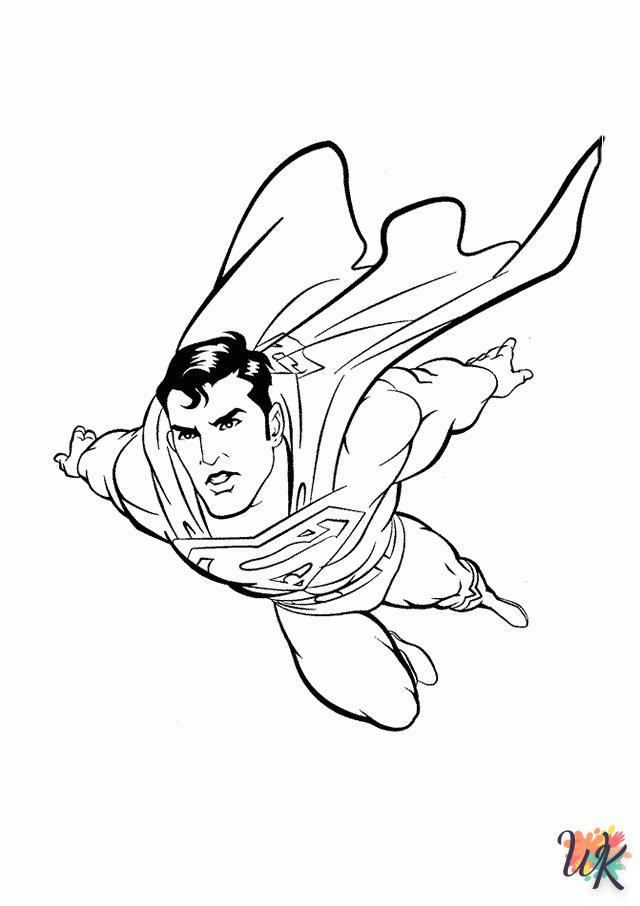coloriage Superman  sonic en ligne gratuit à imprimer