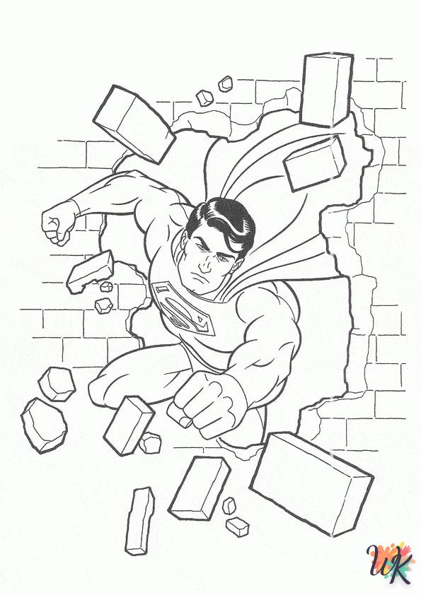 Superman Coloriage 19