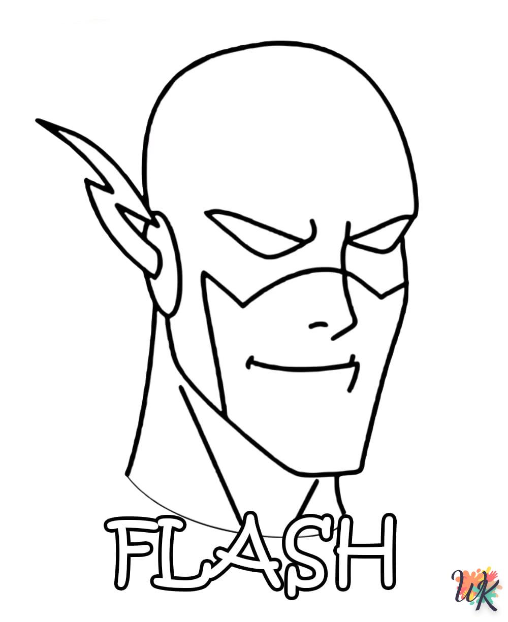 coloriage The Flash  a dessiner en ligne