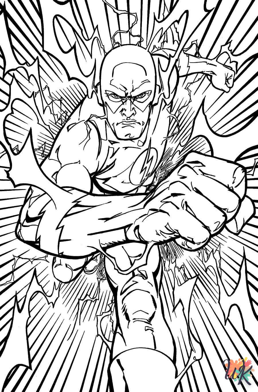 coloriage DC Comics  pour enfant a imprimer