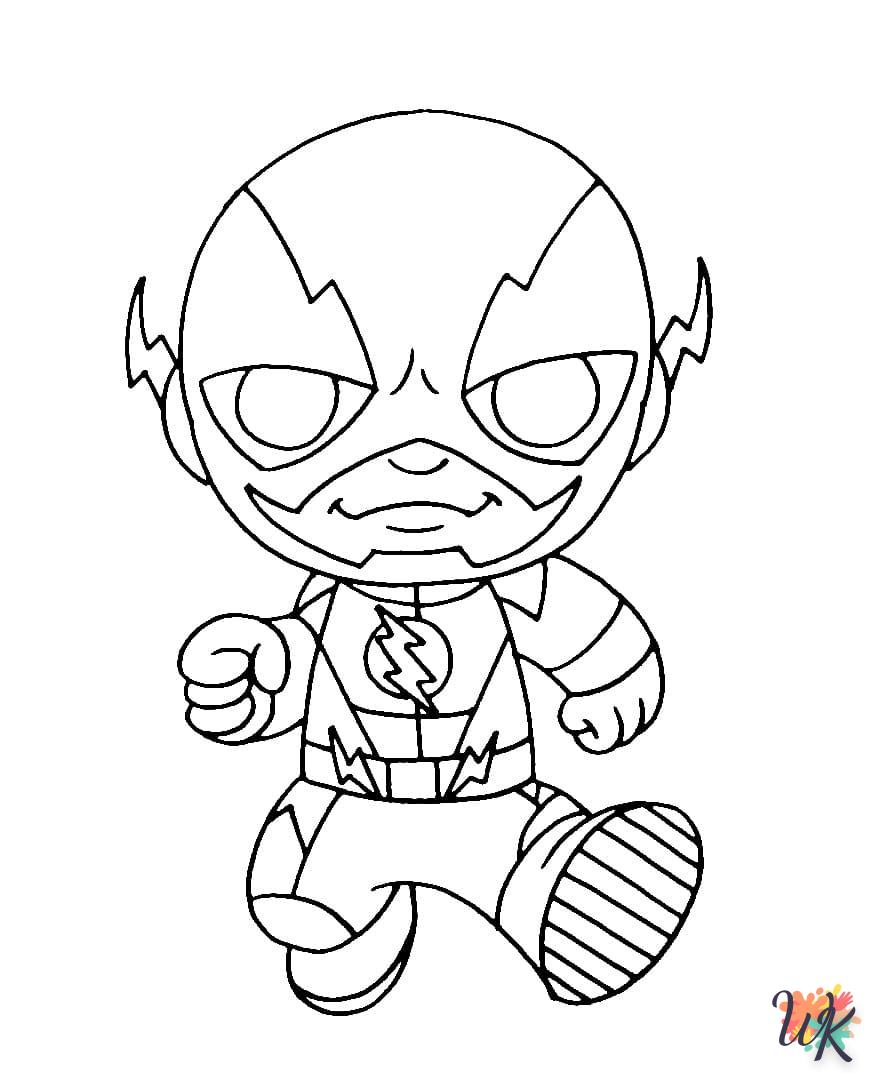 à imprimer coloriage The Flash