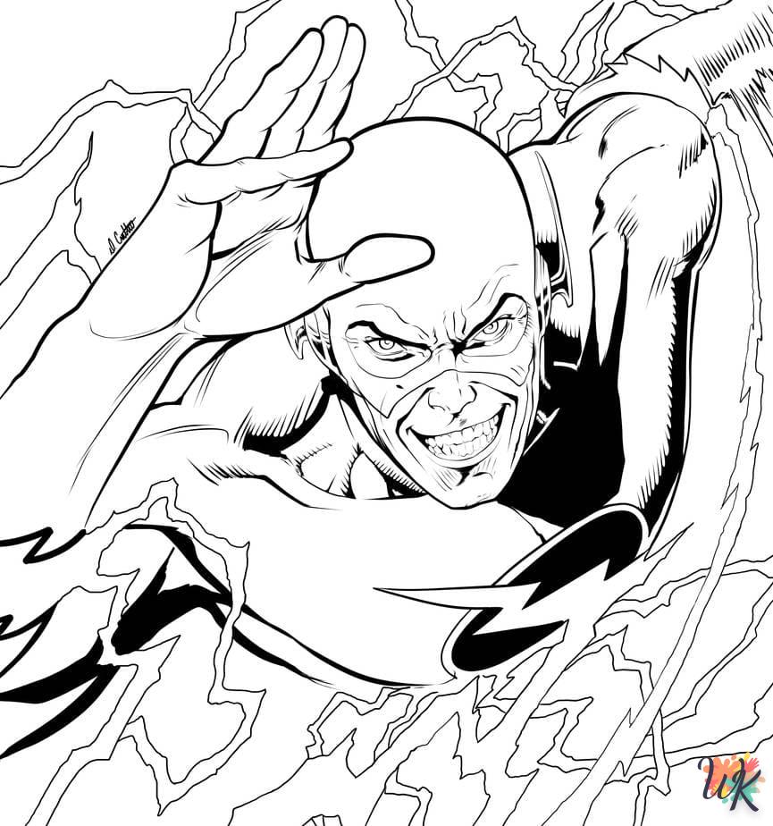 coloriage The Flash  animaux enfant a imprimer