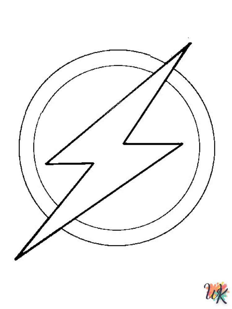 coloriage The Flash  gratuit en ligne 1