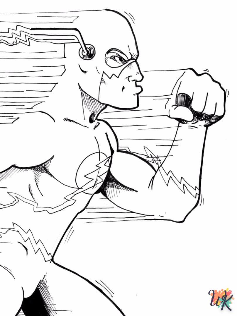 coloriage DC Comics  magique à faire en ligne 1