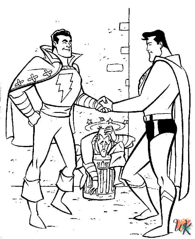 imprimer coloriage DC Comics  gratuit 2