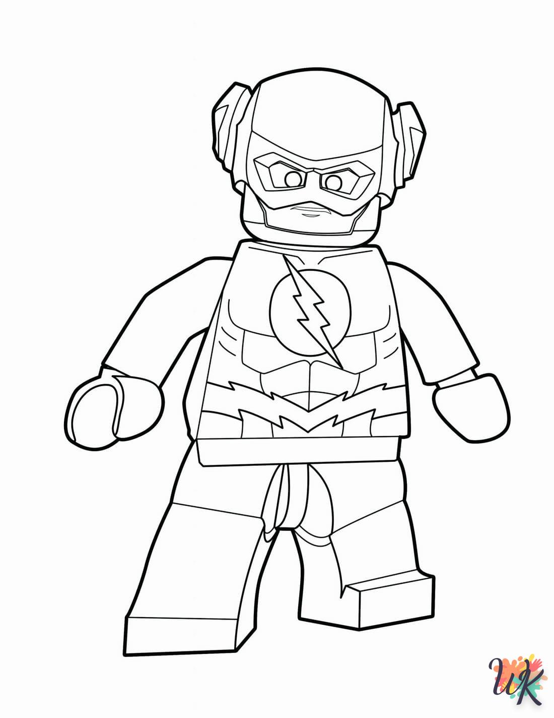 coloriage The Flash  pour enfant de 6 ans