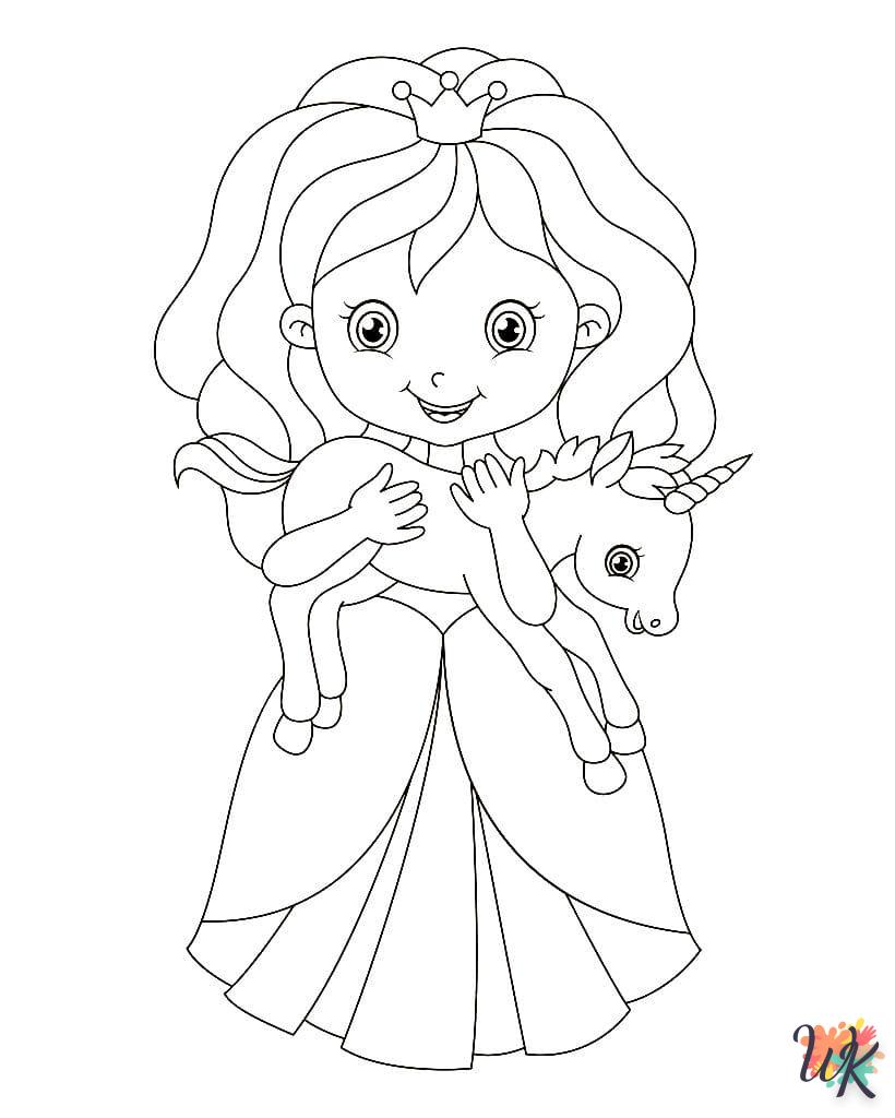 coloriage Licorne  en ligne 8 ans