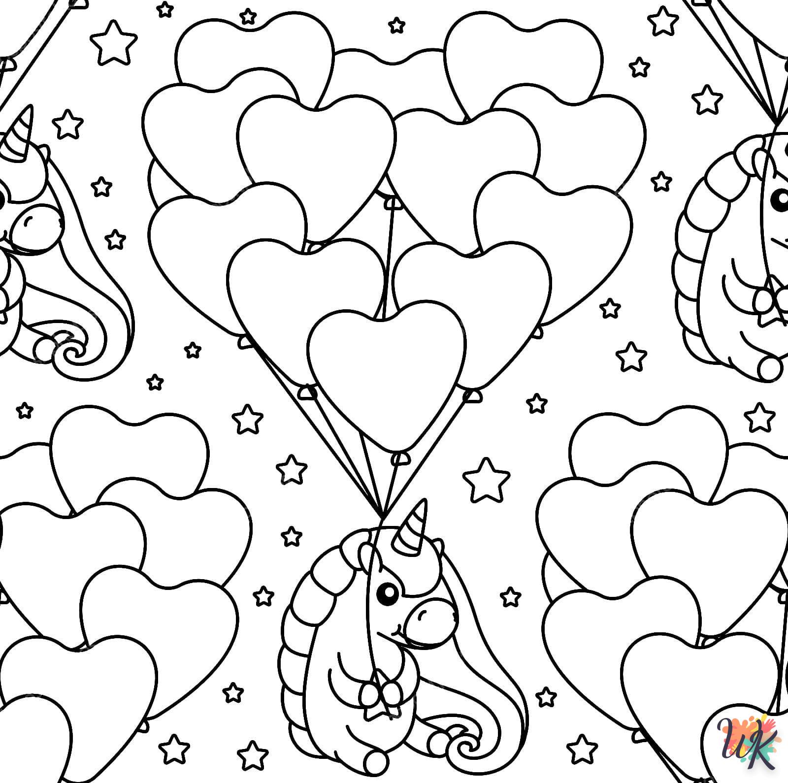 coloriage Licorne  pour enfant de 8 ans