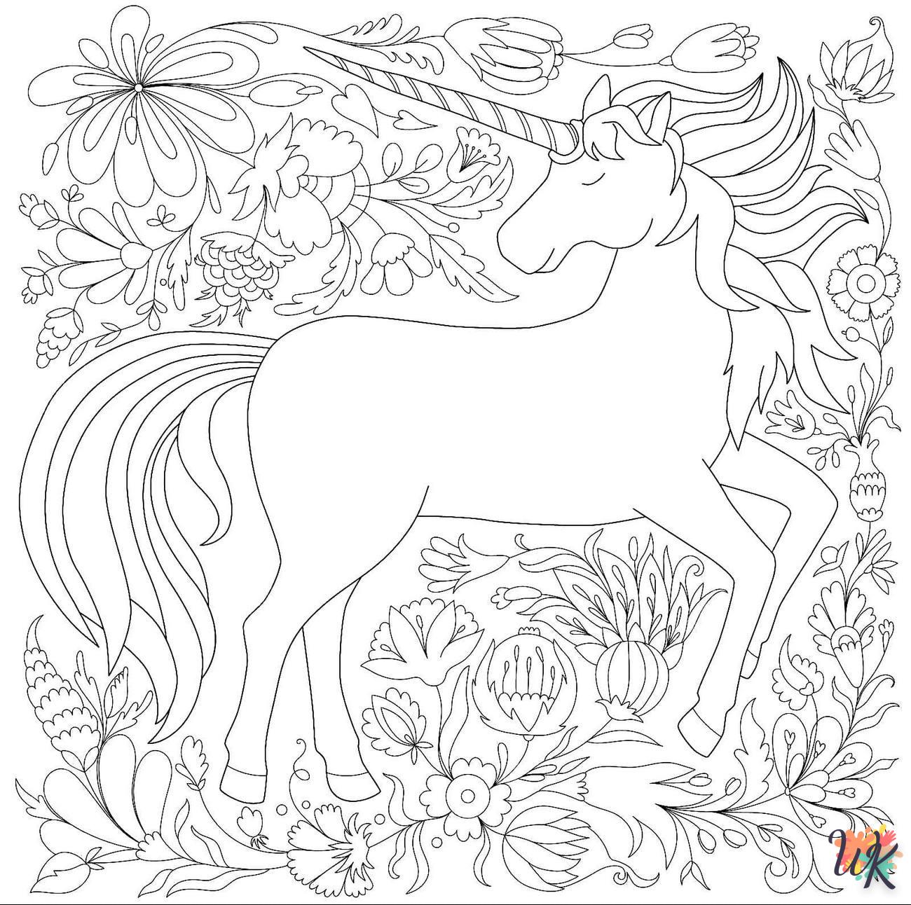 coloriage Licorne  en ligne