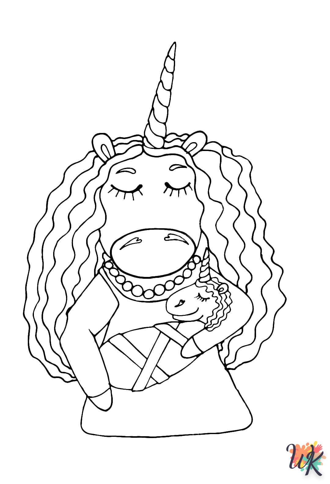 Unicorn Coloriage 6