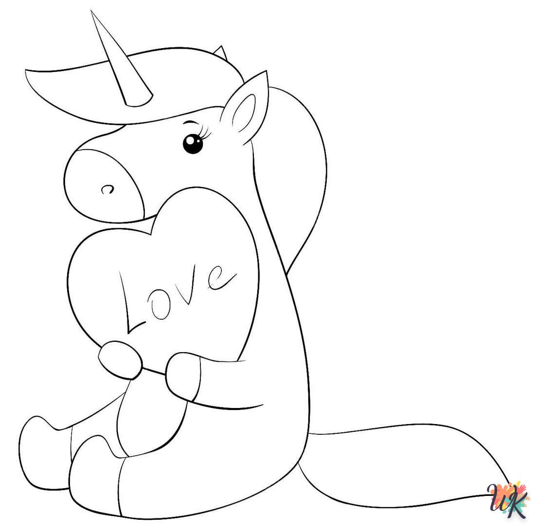 coloriage Licorne  en ligne adulte gratuit