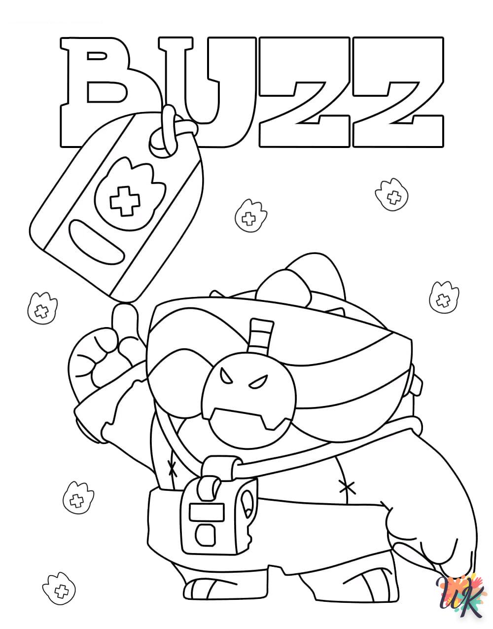 coloriage Brawl Stars  a imprimer pour enfant de 4 ans 1