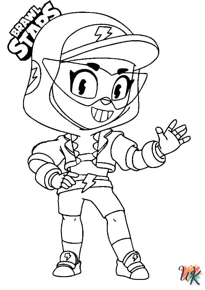 coloriage Brawl Stars  pour lutter contre le stress