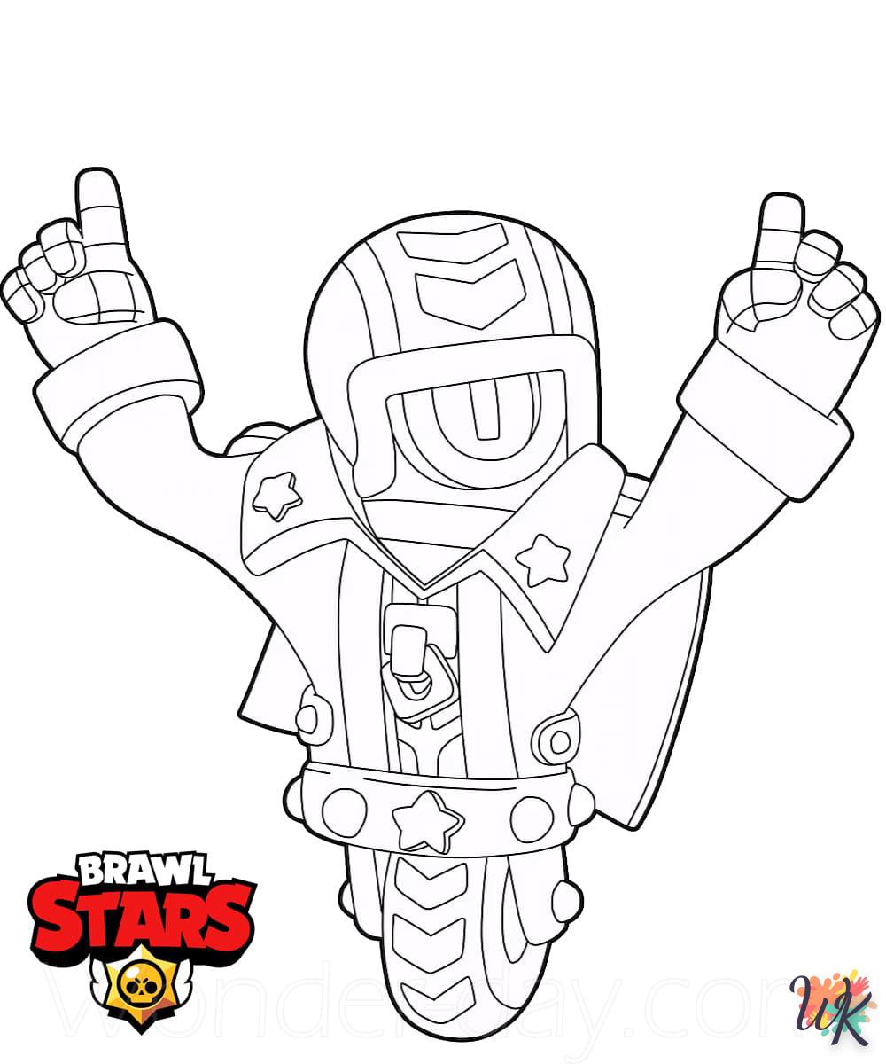 coloriage Brawl Stars  pour enfant de 7 ans