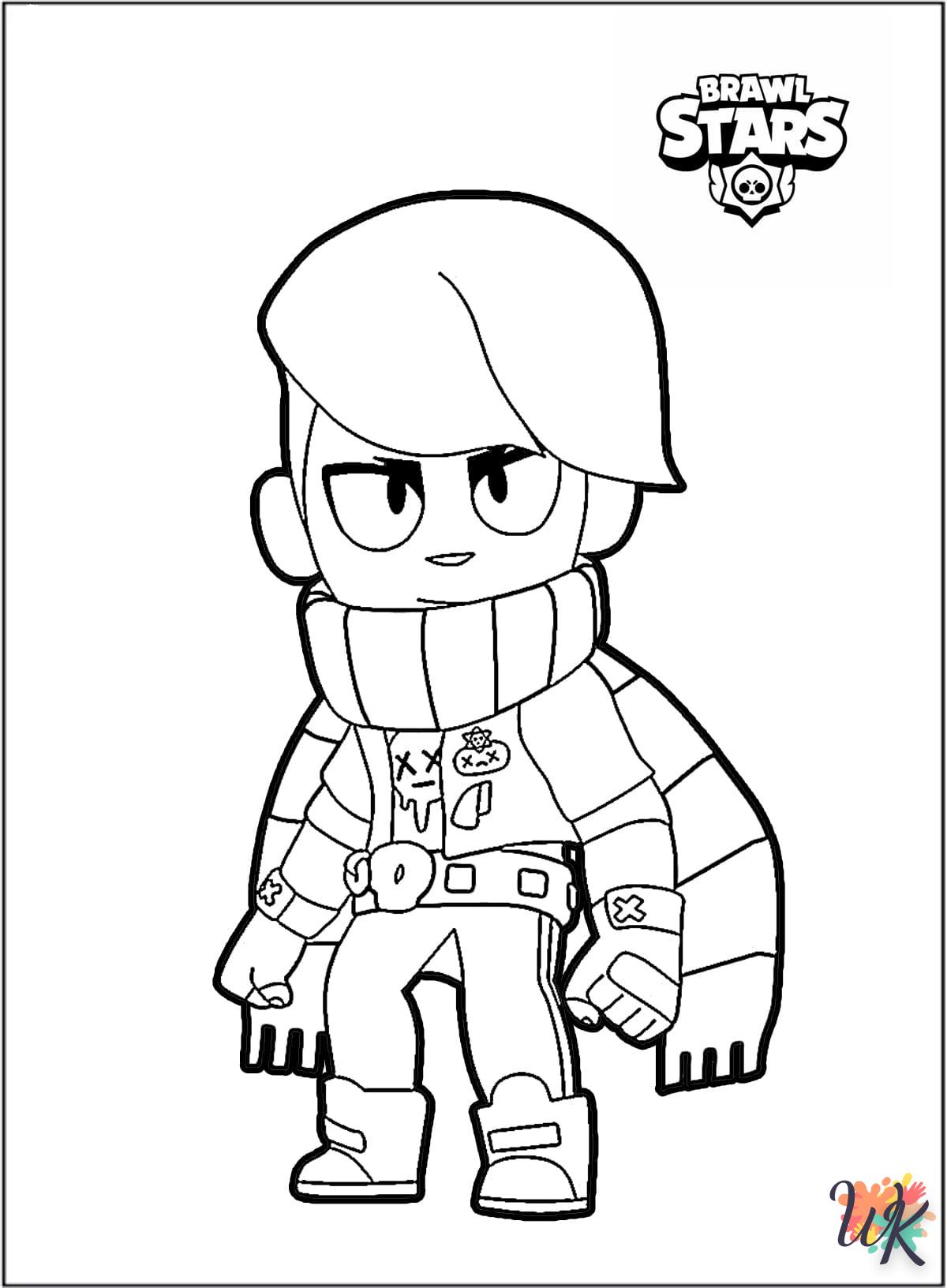 coloriage Brawl Stars  pour enfants a imprimer