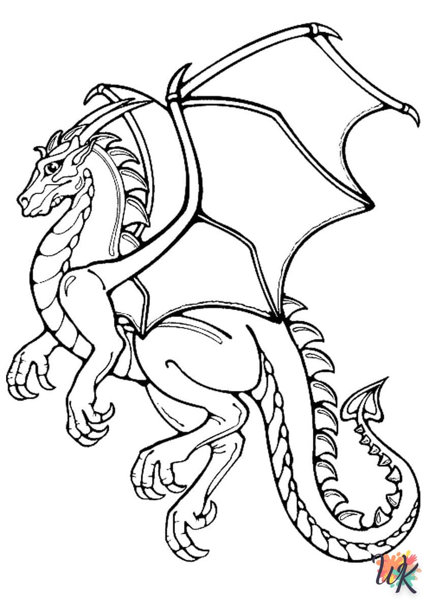 Coloriage Dragon 11