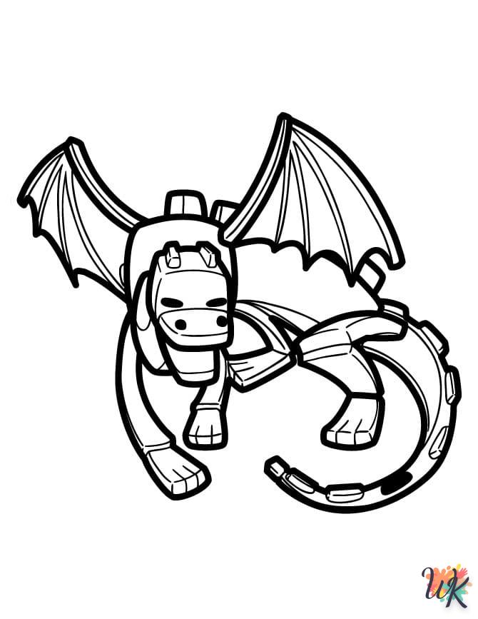 coloriage Dragon  gratuit pour enfants 1