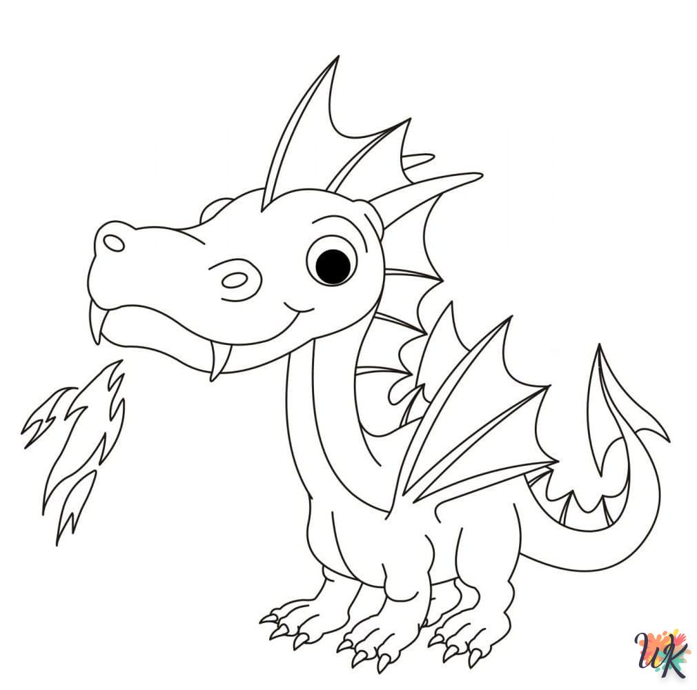 Coloriage Dragon 28