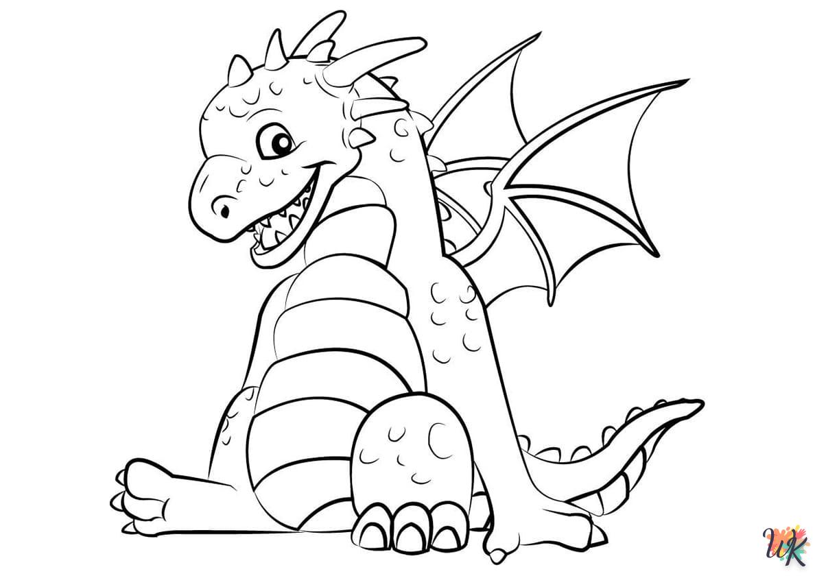 Coloriage Dragon 63