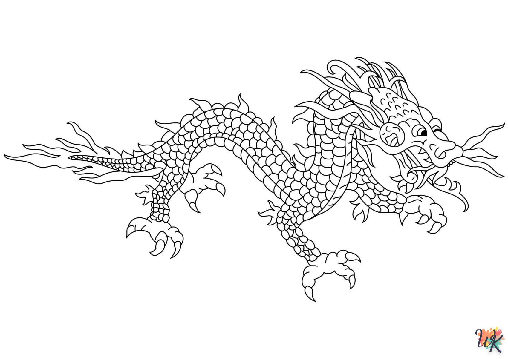 Coloriage Dragon 65