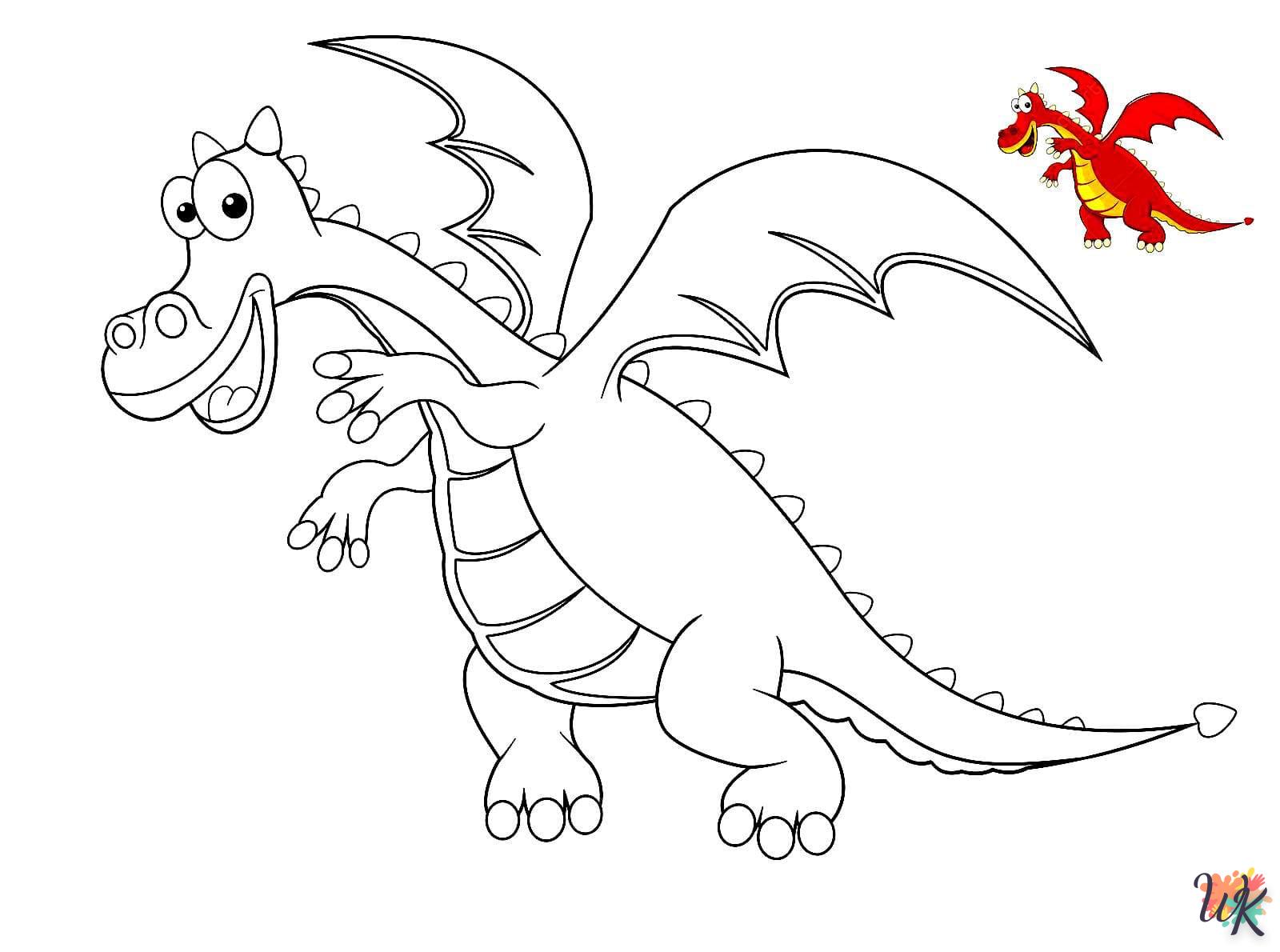 Coloriage Dragon 7