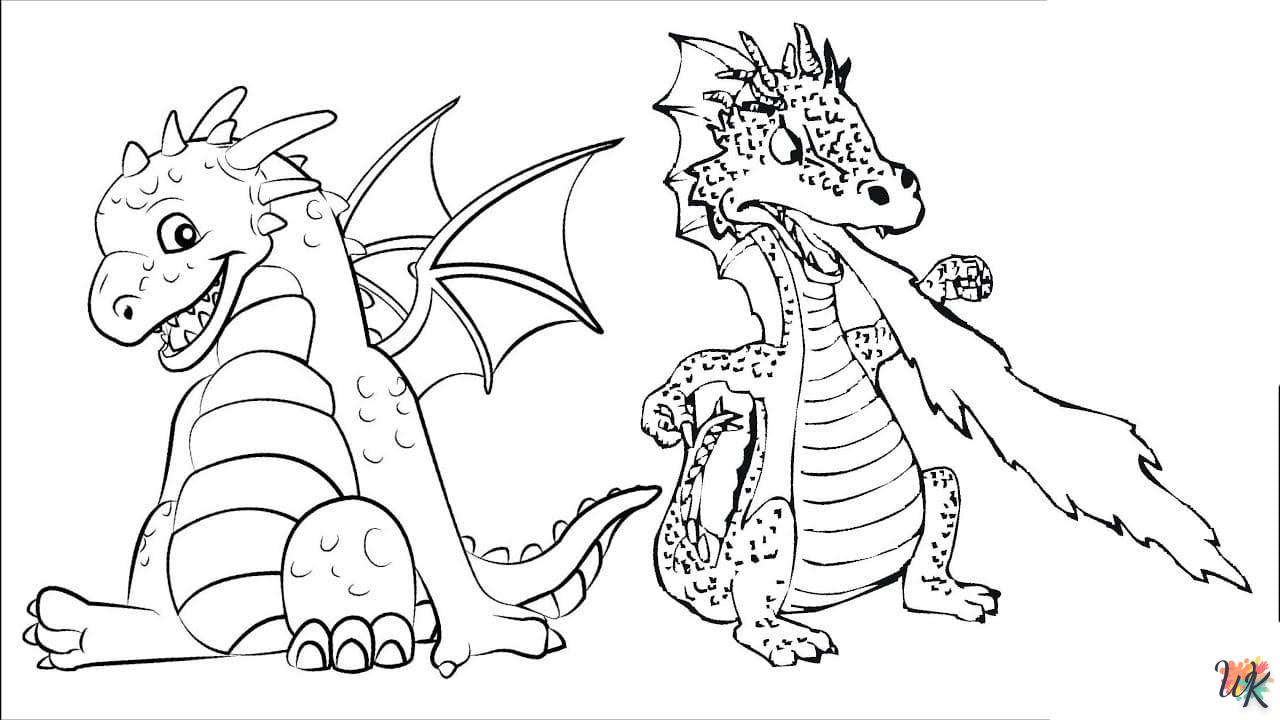 Coloriage Dragon 81