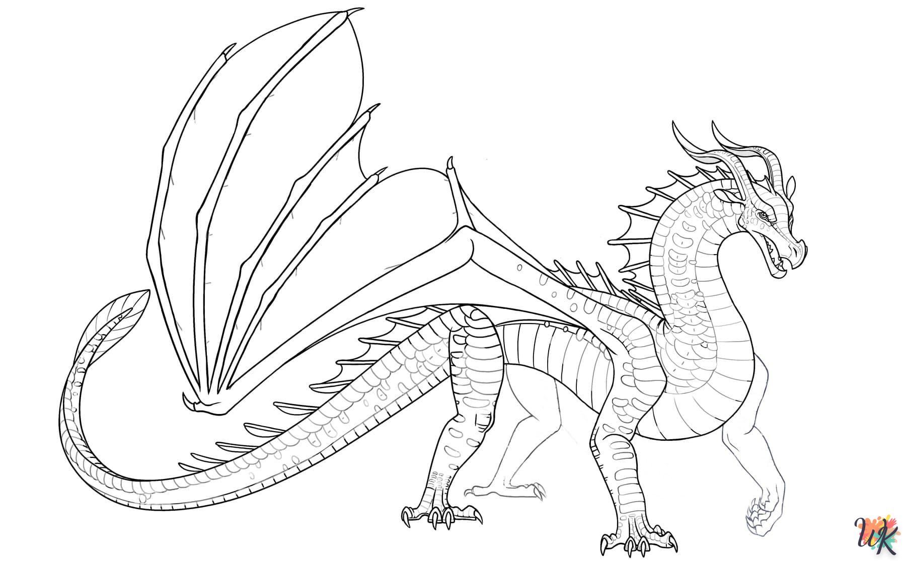 Coloriage Dragon 85