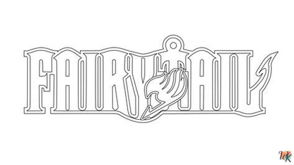 coloriage Fairy Tail  pour enfant de 2 ans