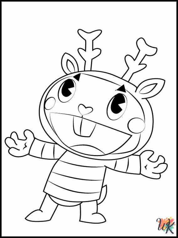 télécharger coloriage Happy Tree Friends  gratuit