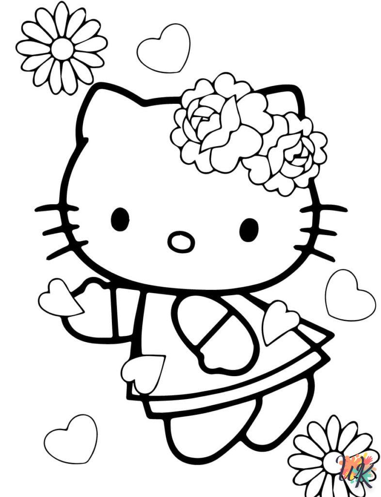 coloriage Hello Kitty  en ligne avengers gratuit