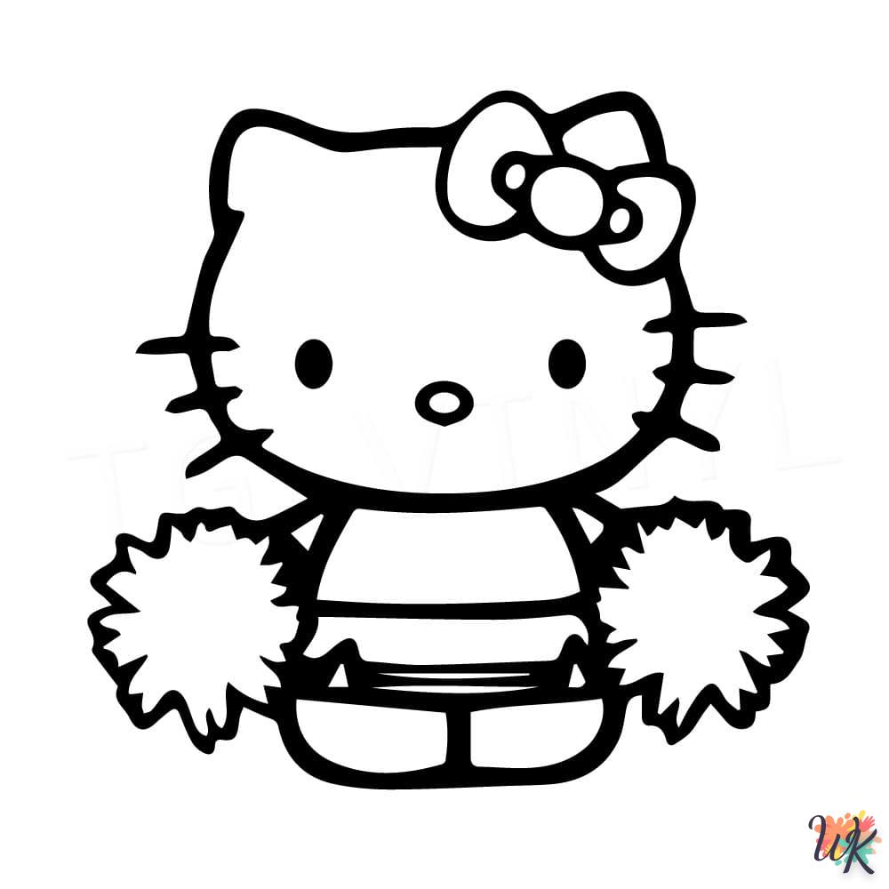 coloriage Hello Kitty  enfant 4 ans a imprimer 1