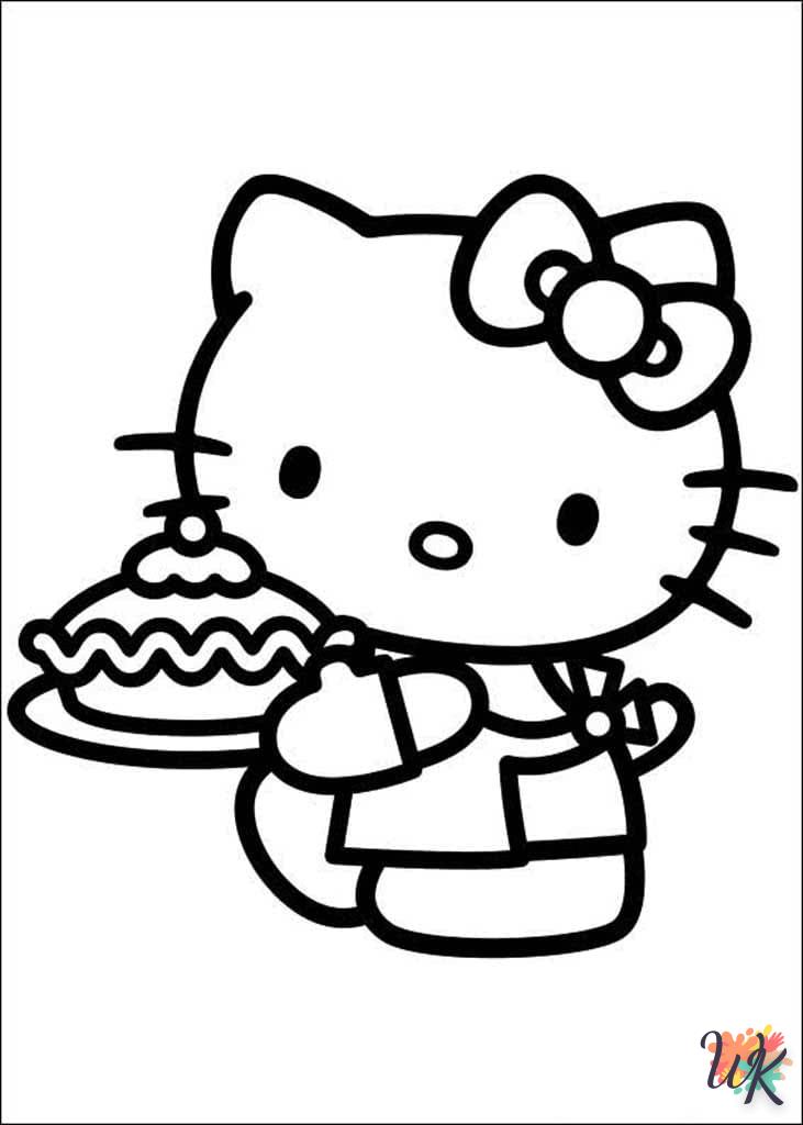 coloriage Hello Kitty  a imprimer enfant 10 ans 1