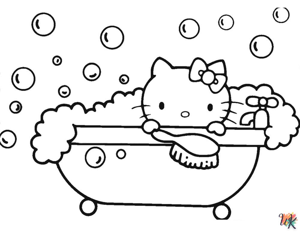 coloriage Hello Kitty  gratuit a imprimer 1