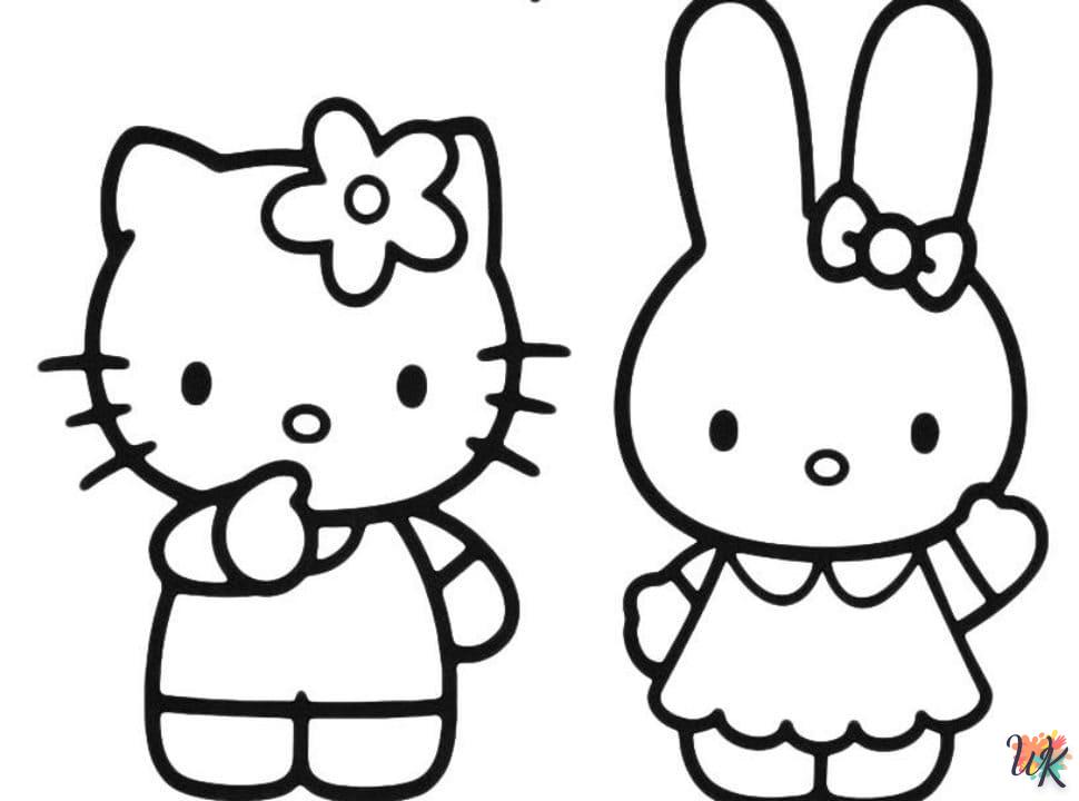 coloriage Hello Kitty  en ligne pour enfant