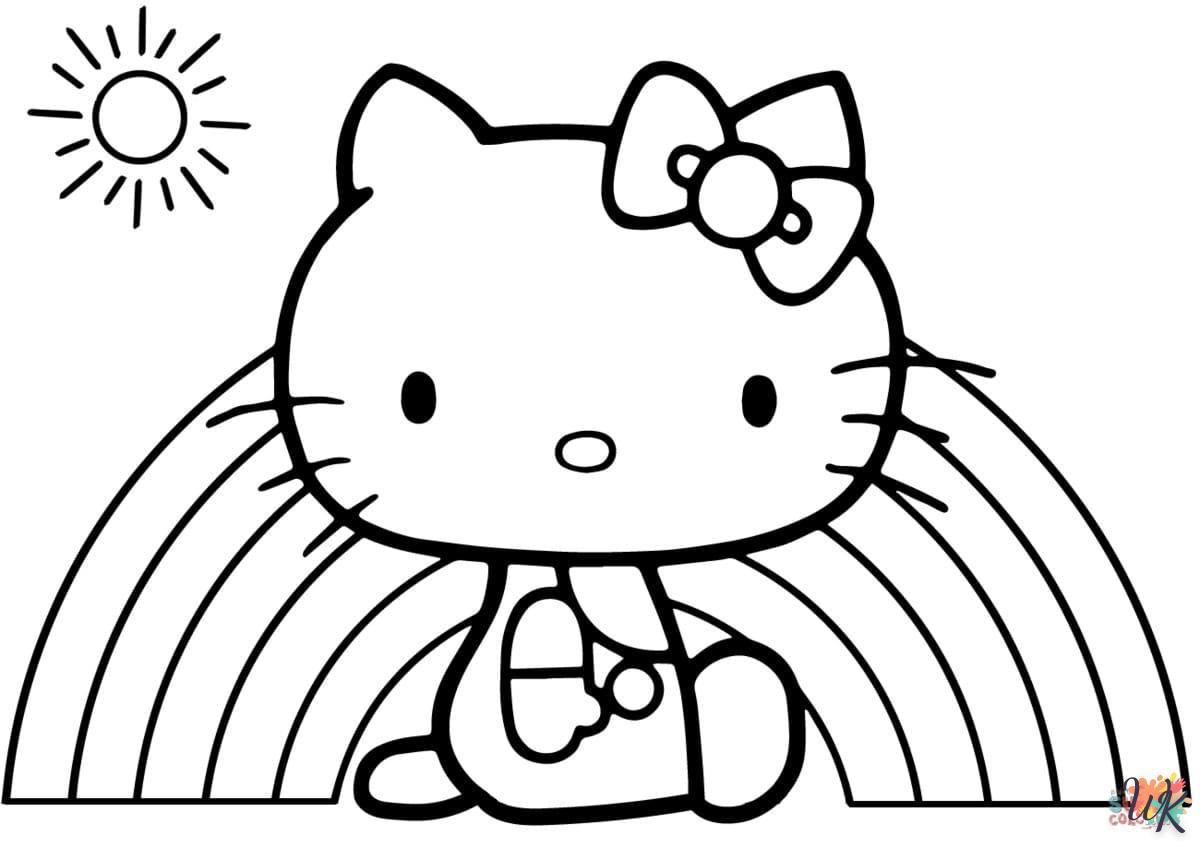 coloriage Hello Kitty  à colorier en ligne