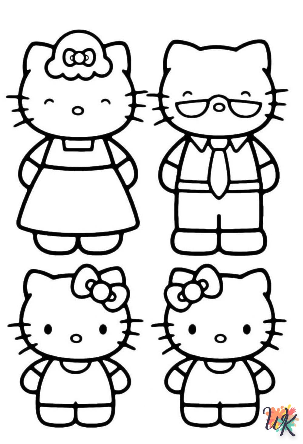 coloriage Hello Kitty  en ligne