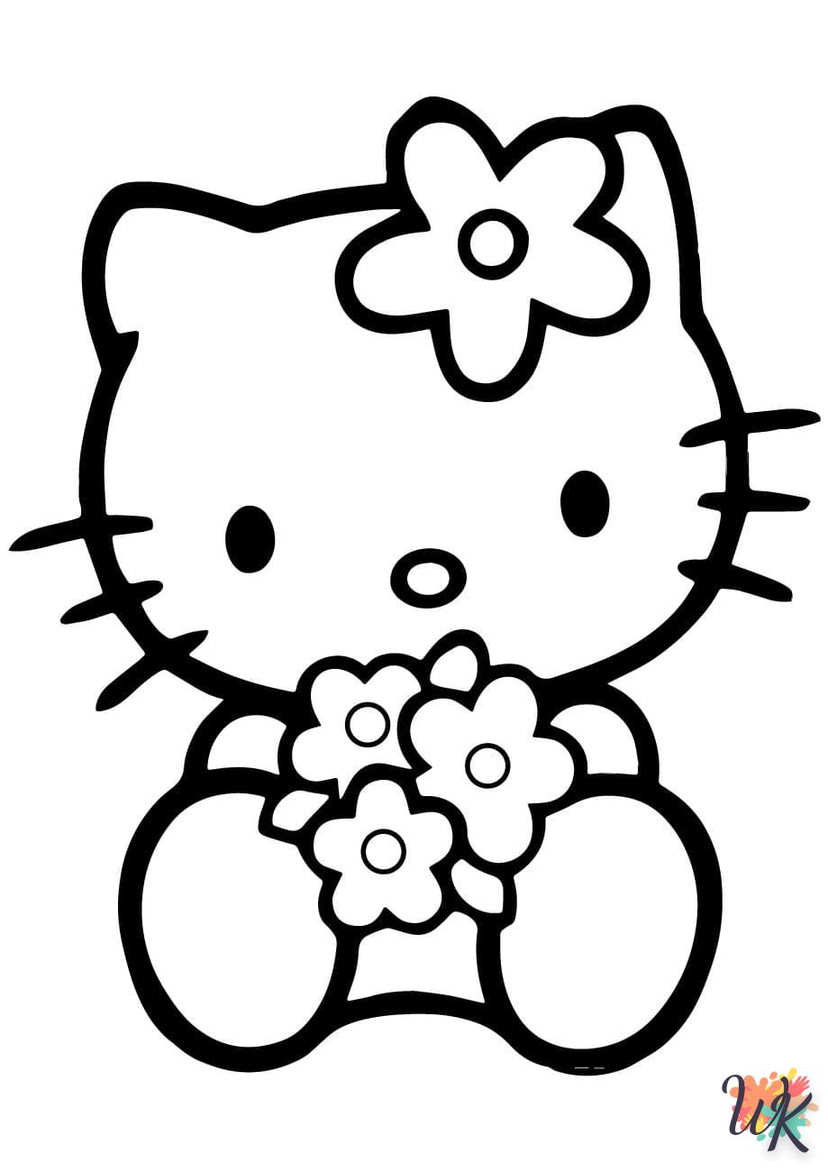 coloriage Hello Kitty  a imprimer gratuitement